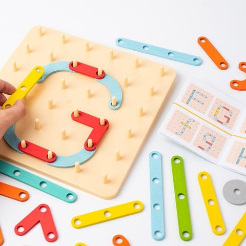 Educational Wooden Shape Sorting Board - Yeezlab