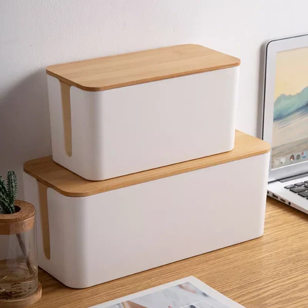 Cable Storage Box for Organized Cord Control