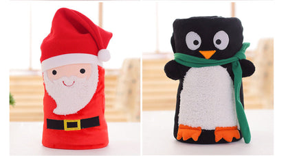 Fun Holiday Reversible Plush Blanket