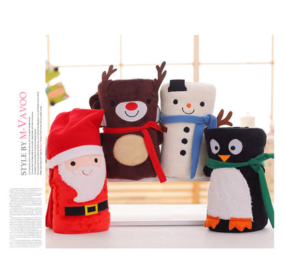 Fun Holiday Reversible Plush Blanket