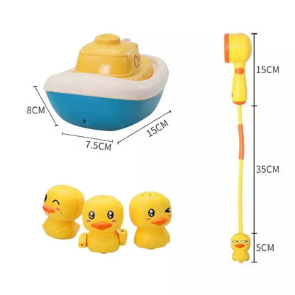 Colorful Duck Water Spray Toy for Kids Bath Time