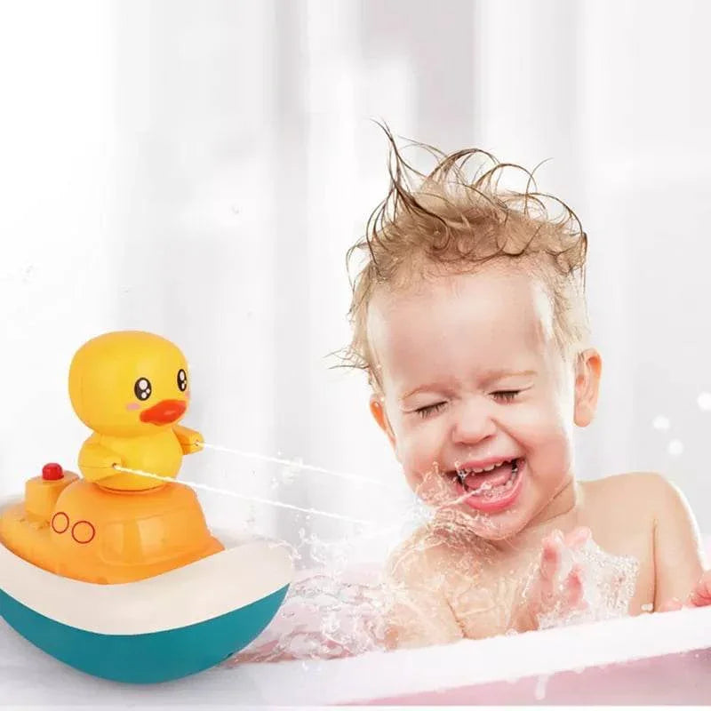 Colorful Duck Water Spray Toy for Kids Bath Time