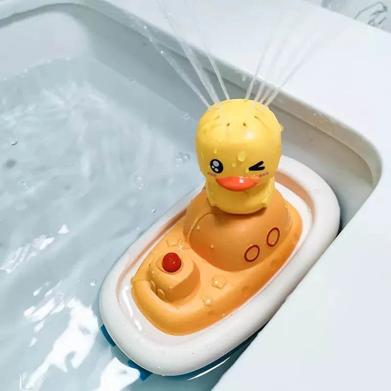 Colorful Duck Water Spray Toy for Kids Bath Time