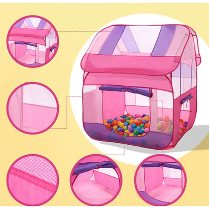 Vibrant Kids Playhouse Tent - Fun Ball Pit for Kids