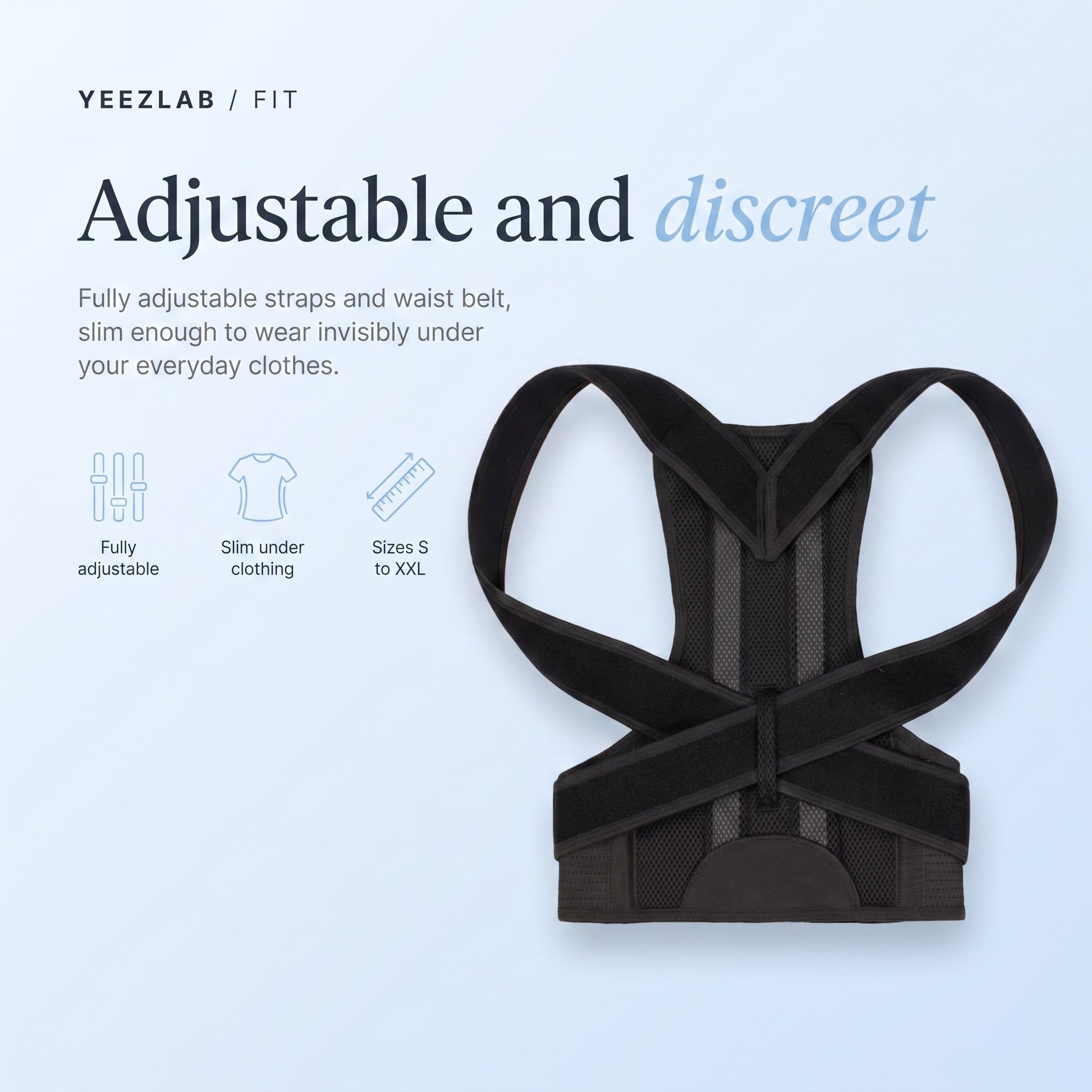 PosturePro Posture Corrector - Adjustable and discreet