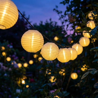 Solar Lantern String Lights