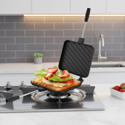 Easy Clean Double Sided Sandwich Toaster Grill