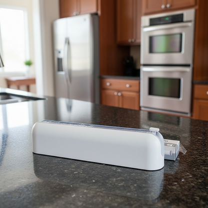 Compact Kitchen Wrap Cutter Storage Container Box
