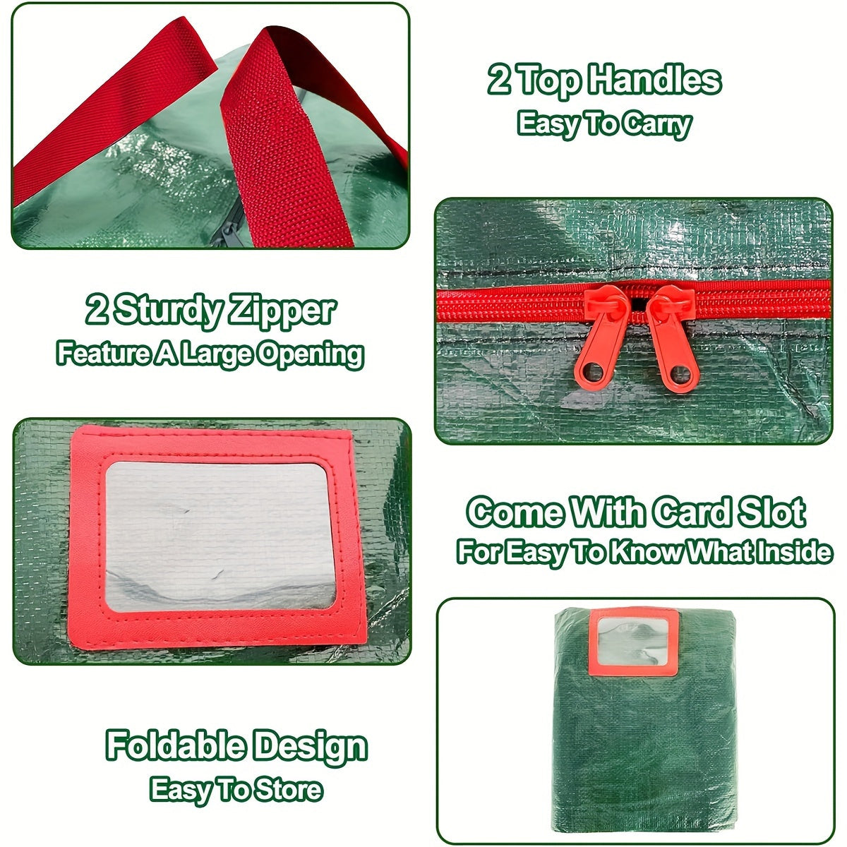 Extra Large Christmas Tree Storage Bag Waterproof Polyester