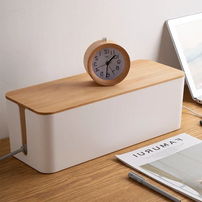 Cable Storage Box for Organized Cord Control