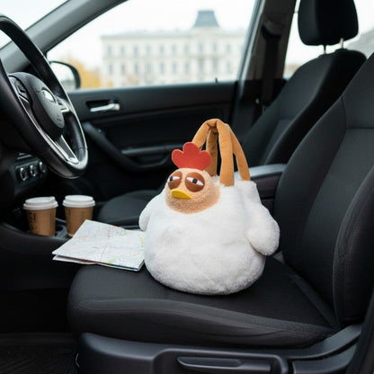 Funny Plush Chicken Backpack