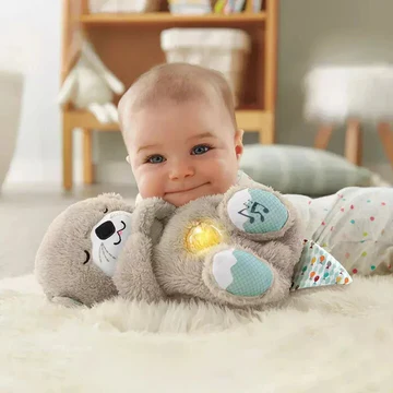 Cuddly Musical Otter Soft Baby Toy
