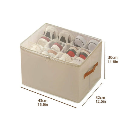 Foldable Clear Top Shoe Storage Box