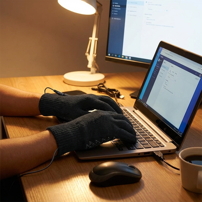 USB Heated Touchscreen Gloves