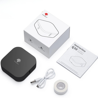 Compact Wireless Label Printer with Bluetooth Connectivity