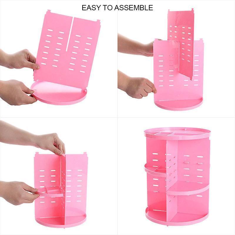 Rotating Desk Storage Organizer