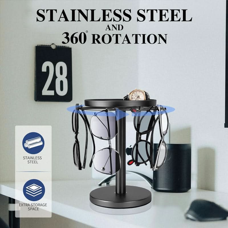 Yeezlab | Adjustable Rotating Glasses Holder for Compact Storage