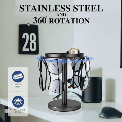 Yeezlab | Adjustable Rotating Glasses Holder for Compact Storage