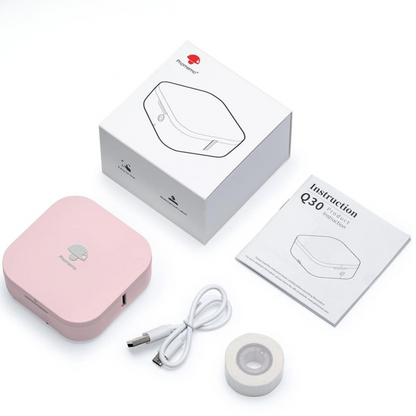 Compact Wireless Label Printer with Bluetooth Connectivity