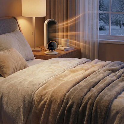 Mini PTC Ceramic Space Heater with Fast Warming