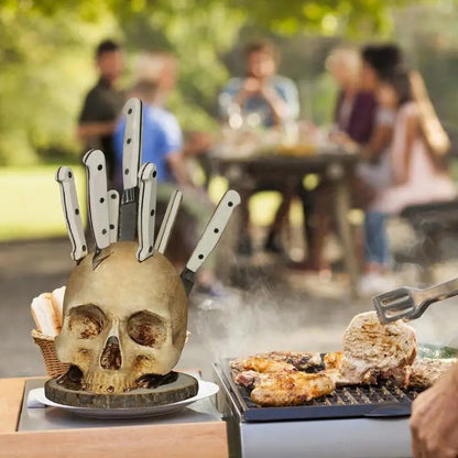 Spooky Skull Kitchen Decor