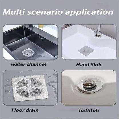 Easy Clean Drain Stickers - Hair Stopper & Bug Blocker