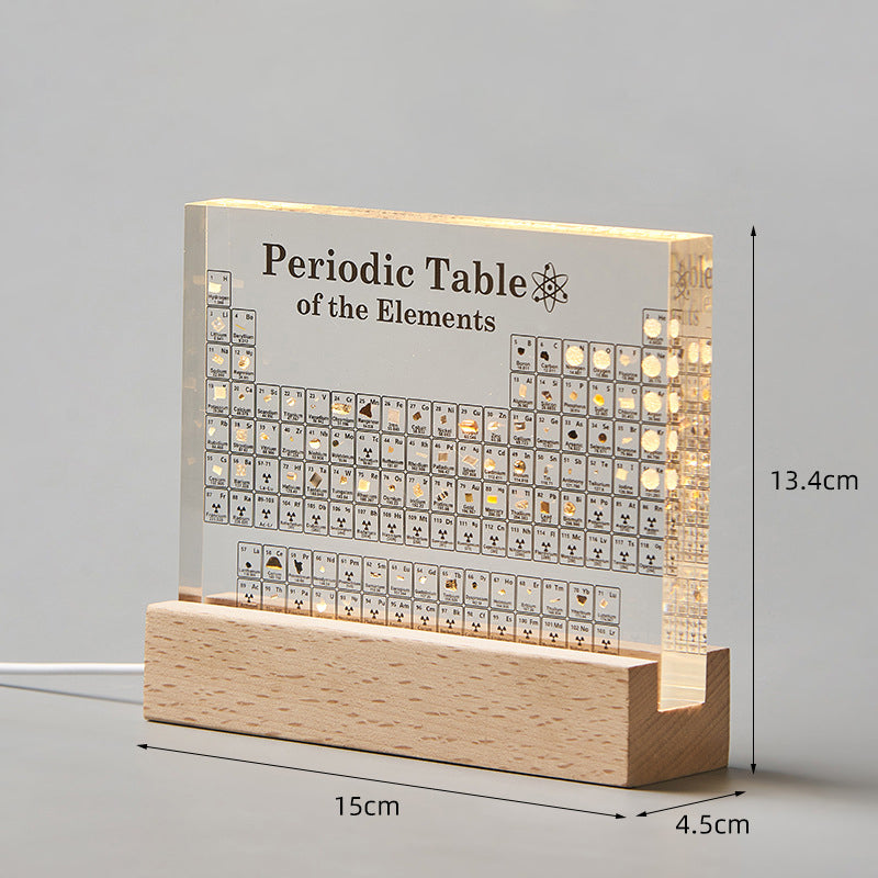 Science Element Table Desk Display