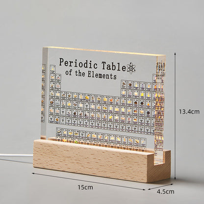 Science Element Table Desk Display