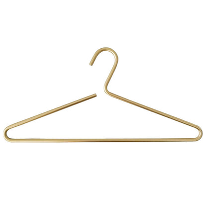 Sturdy Metal Closet Hanger in Modern Gold Finish
