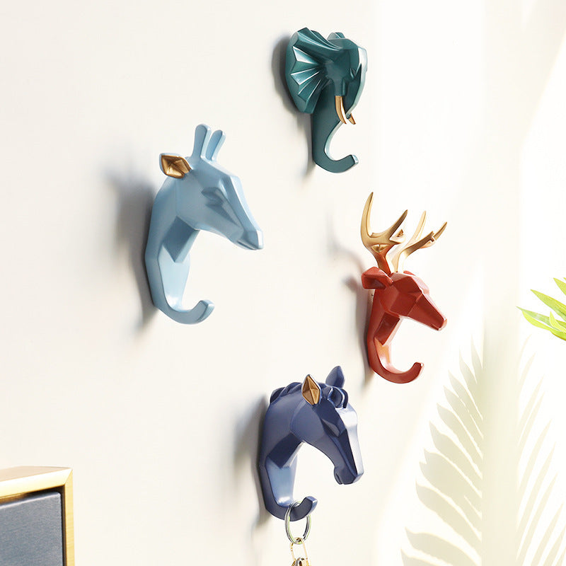 Fun Animal Wall Key Holder Adorable Coat Hook