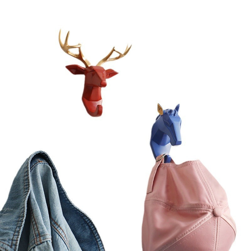 Fun Animal Wall Key Holder Adorable Coat Hook