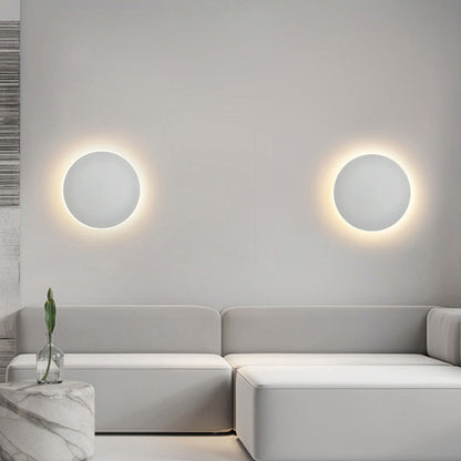 Round LED Wall Light for Bedroom and Hallway