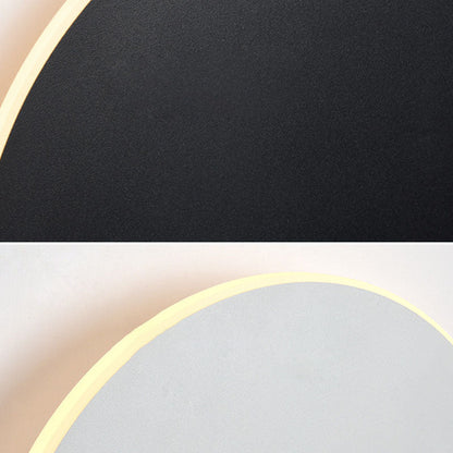 Round LED Wall Light for Bedroom and Hallway