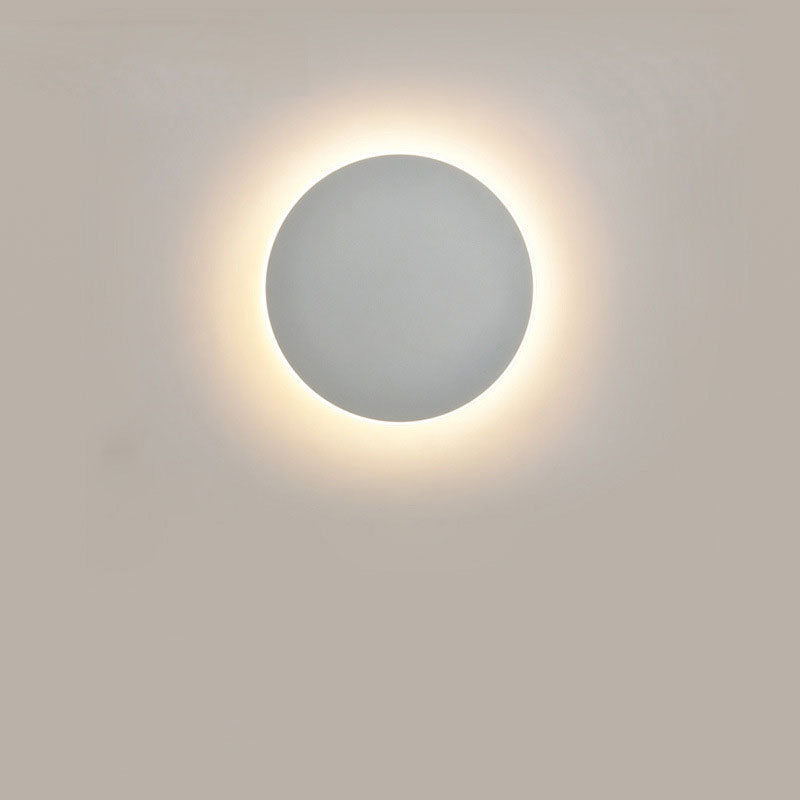 Round LED Wall Light for Bedroom and Hallway