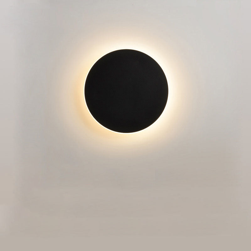 Round LED Wall Light for Bedroom and Hallway