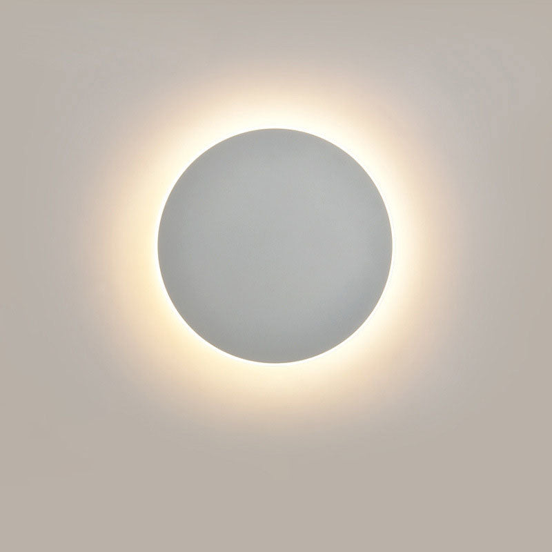 Round LED Wall Light for Bedroom and Hallway