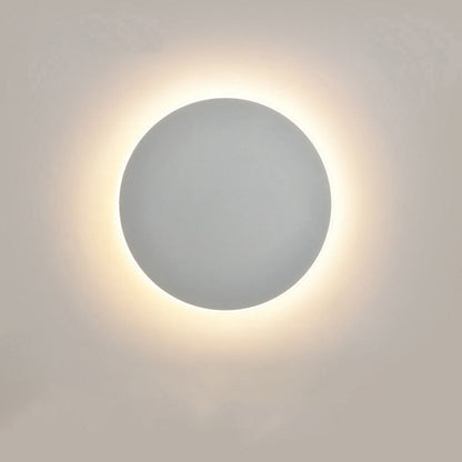 Round LED Wall Light for Bedroom and Hallway
