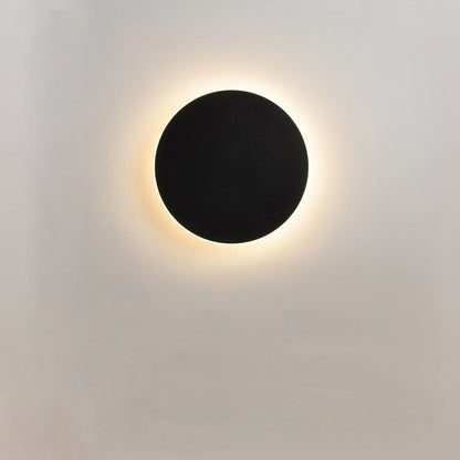 Round LED Wall Light for Bedroom and Hallway