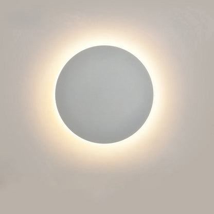 Round LED Wall Light for Bedroom and Hallway