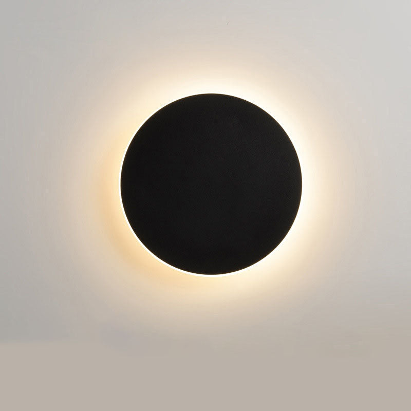 Round LED Wall Light for Bedroom and Hallway