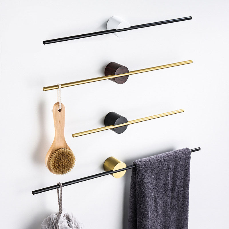 Elegant Gold Adjustable Single Bar Bathroom Towel Rack - Yeezlab
