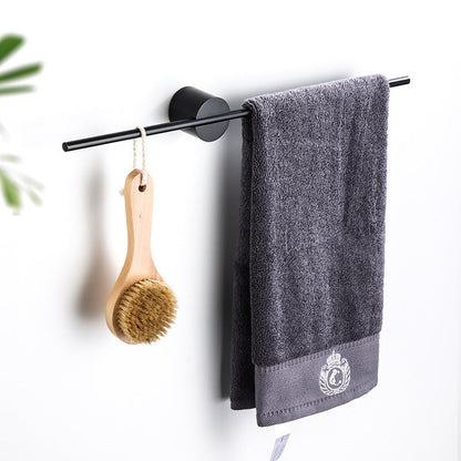 Elegant Gold Adjustable Single Bar Bathroom Towel Rack