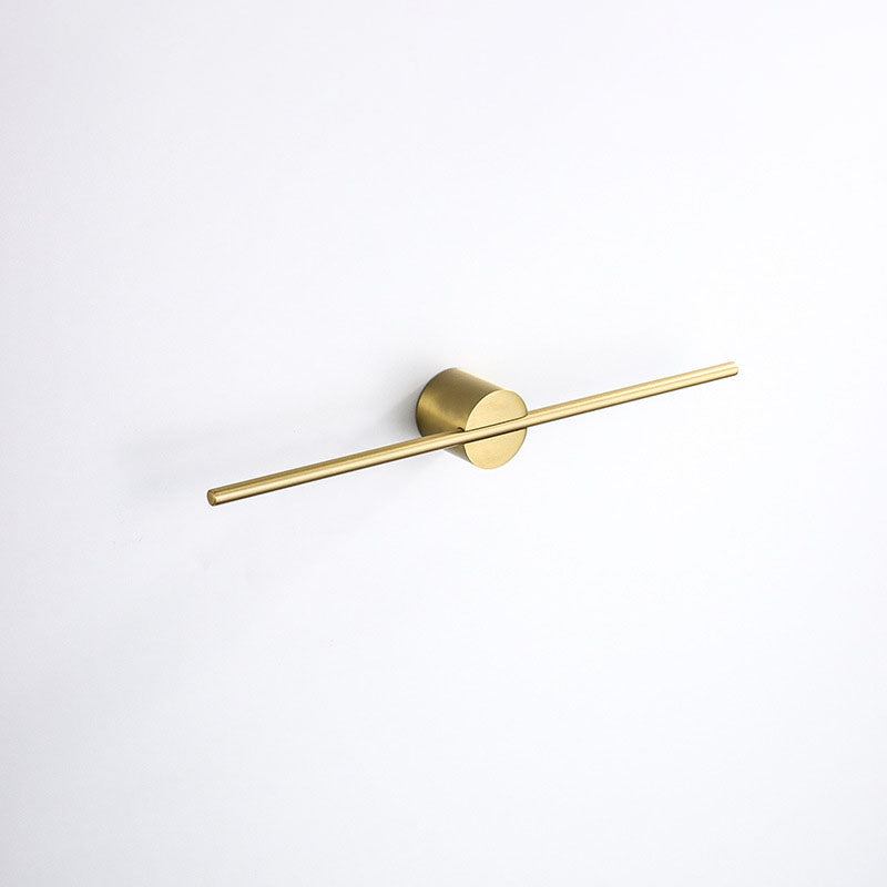 Elegant Gold Adjustable Single Bar Bathroom Towel Rack
