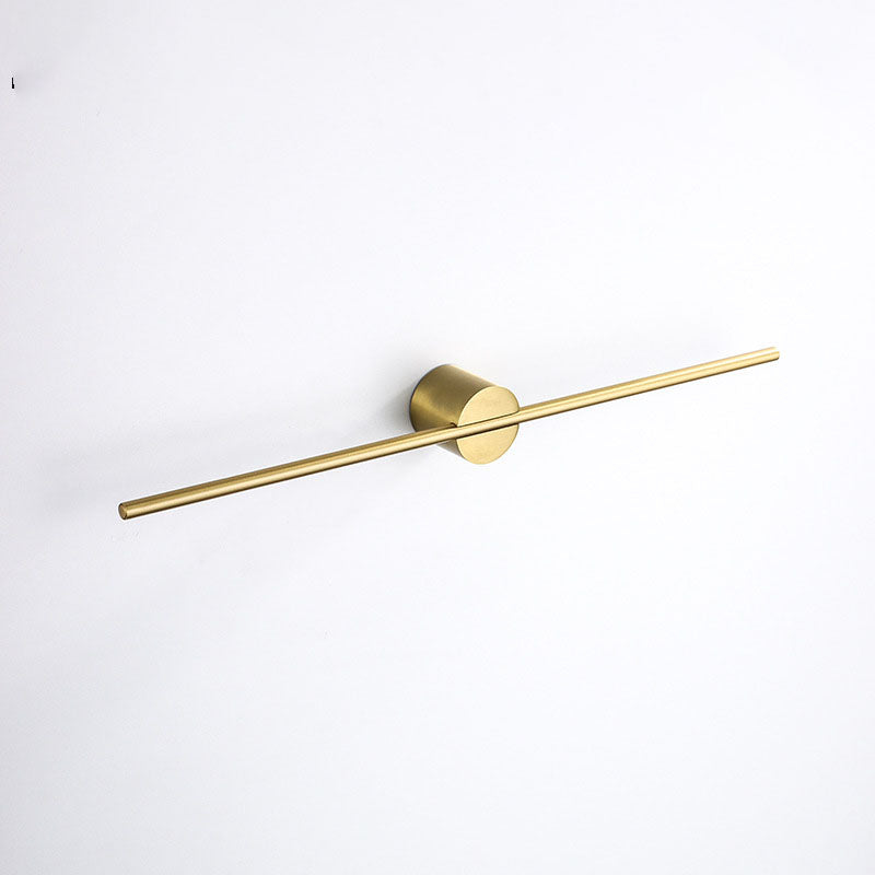 Elegant Gold Adjustable Single Bar Bathroom Towel Rack