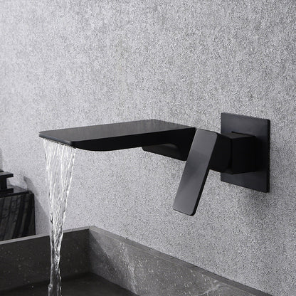 Luxury Copper Waterfall Faucet Sink Mixer Tap Set - Yeezlab