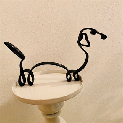Modern Pet Figurine Metal Home Decor Statue - Yeezlab