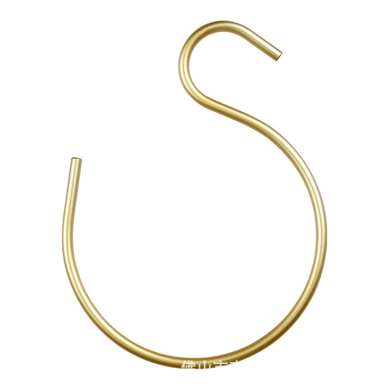 Stylish Metal Coat Hook Hanger for Closet Organization