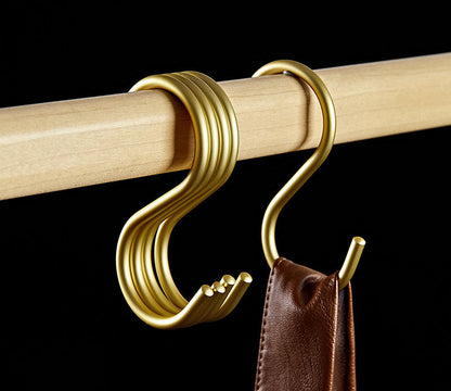 Stylish Metal Coat Hook Hanger for Closet Organization