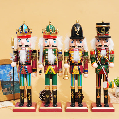 Traditional Handcrafted Wooden Nutcracker Figure - Yeezlab