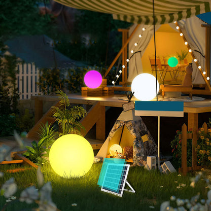 Glowing LED Orb Table Lamp
